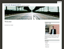 Tablet Screenshot of kevinwallsten.com